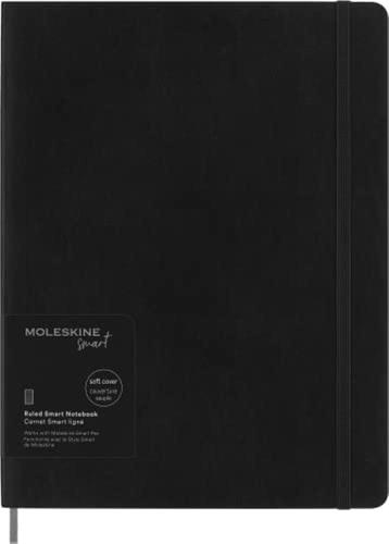 Moleskine: Smart Notebook Xl A Righe Copertina Morbida Nero
