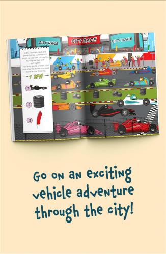 I Spy Vehicles. Find Cars, Tractors, Trucks & More On An Exciting City Adventure! A Cute Search And Find Book For Toddlers