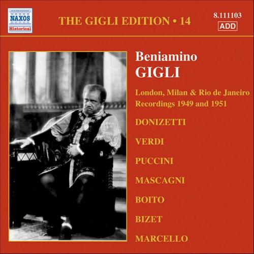 Gigli Edition, Vol.14: Londra, Milano, Rio De Janeiro (1949, 1951)
