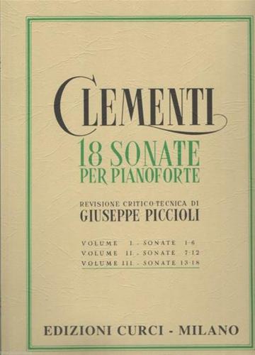 18 Sonate Per Pianoforte. Vol. 3