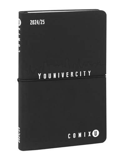 Comix U Younivercity - Agenda Settimanale 2024-2025 13 Mesi Medium Nero Bianco