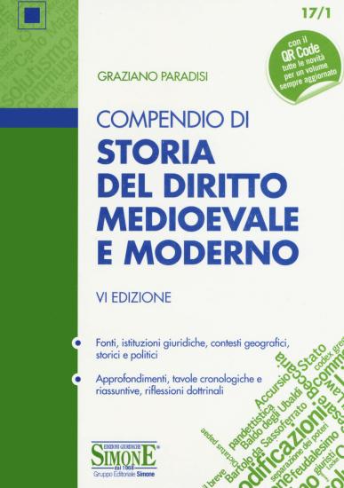 Compendio di storia del diritto medievale e moderno. Con Contenuto digitale per download