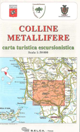 Colline metallifere. Carta turistica escursionistica 1:50.000