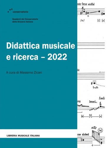 Didattica Musicale E Ricerca 2022