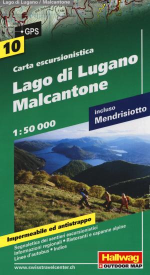 Lago di Lugano, Malcantone 1:50.000. Carta escursionistica