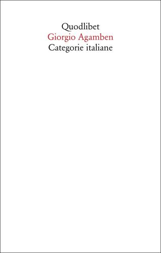 Categorie Italiane. Studi Di Poetica E Di Letteratura. Nuova Ediz.