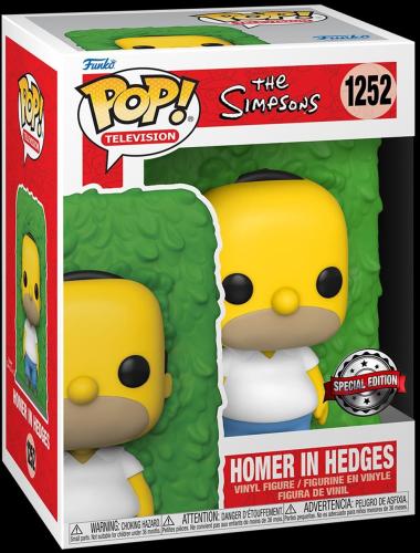 Simpsons (the): Funko Pop Television - Homer In Hedges (vinyl Figure 1252)