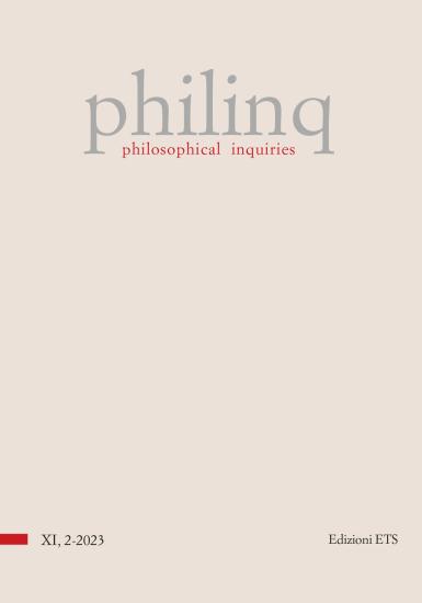 Philinq. Philosophical inquiries (2023). Vol. 2