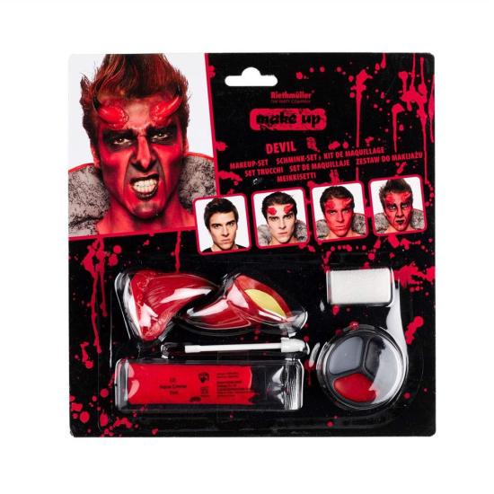 Halloween-Make Up Devil - Kit Trucco Diavolo
