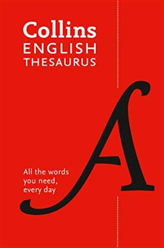 Paperback English Thesaurus Essential: All The Words You Need, Every Day