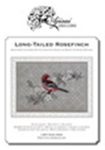 Long-tailed Rosefinch. Cross Stitch And Blackwork Design. Ediz. Italiana, Inglese E Francese