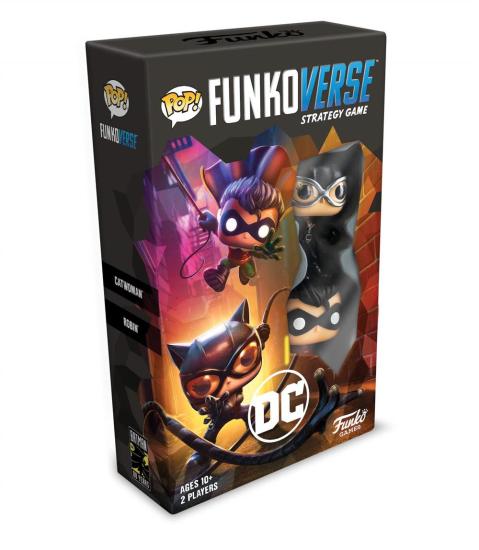 Dc Comics: Funko Pop! - Funkoverse Strategy Game (Catwoman / Robin)