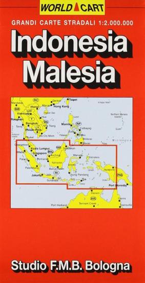 Indonesia. Malesia 1:2.000.000