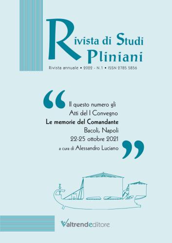 Rivista Di Studi Pliniani (2022). Vol. 1