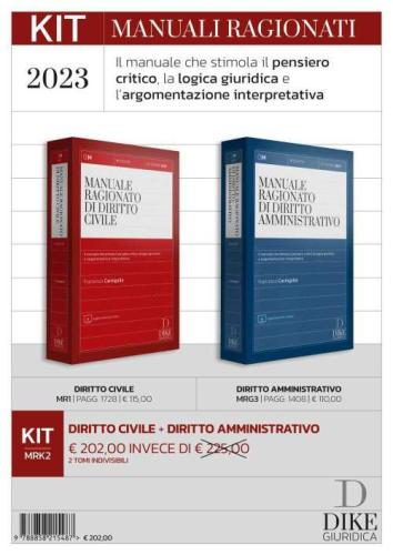 Kit Manuali Ragionati Civile E Amministrativo
