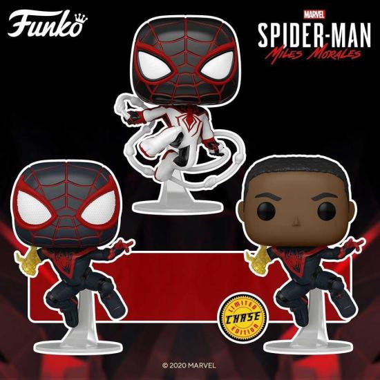 Marvel: Funko Pop! - Spider-Man Miles Morales - Miles Morales Classic Suit (Bobble-Head) (Vinyl Figure 765)
