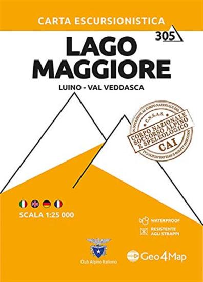 Luino-Val Veddasca. Carta escursionistica 1:25.000