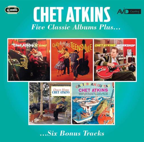 Five Classic Albums Plus (at Home/teensville/chet Atkins' Workshop/down Home/caribbean Guitar) (2 Cd)