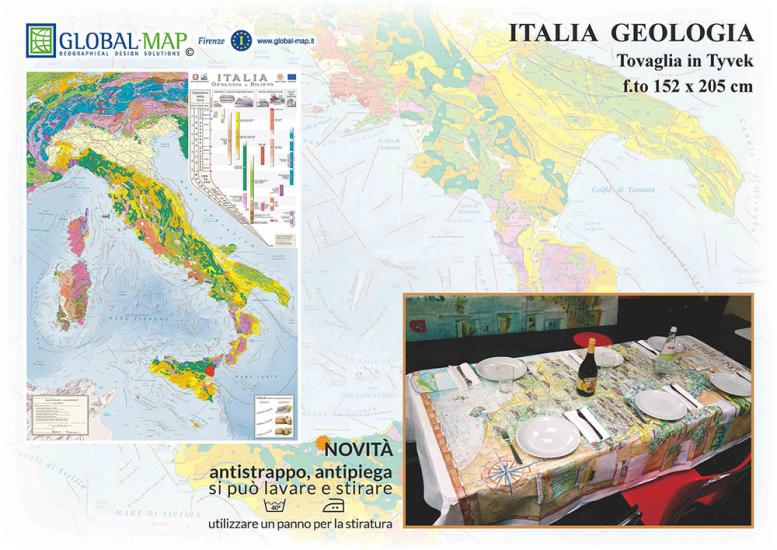 Carta geologica d'Italia (carta in Tyvek cm 152x205)