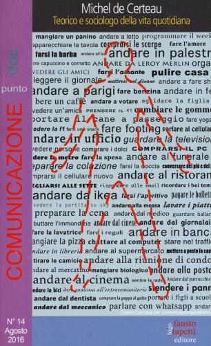 Comunicazionepuntodoc (2016). Vol. 14