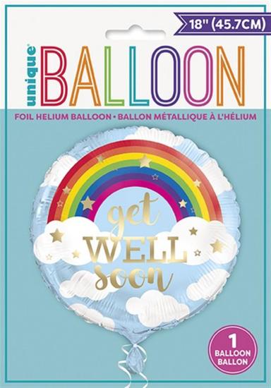 Unique Party: palloncino arcobaleno 45cm