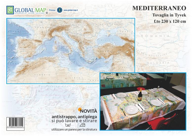 Mediterraneo (carta in Tyvek cm 230x120)