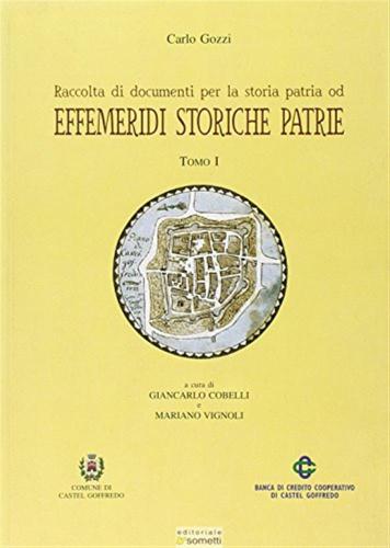 Effemeridi Storiche Patrie Dal 1446 Al 1699 E Dal 1700 Al 1736