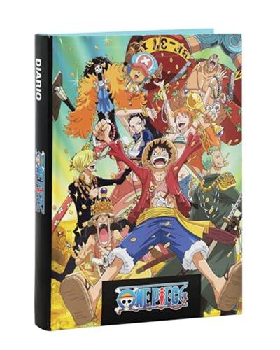 Diario Agenda One Piece 12 Mesi Blu Copertina Imbottita