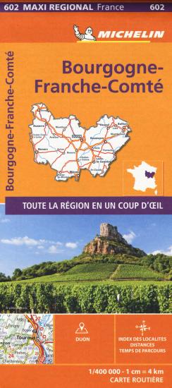 Bourgogne-Franche-Comt 1:400.000