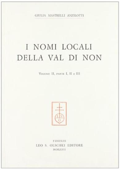 Nomi locali della Val di Non. Vol. 2
