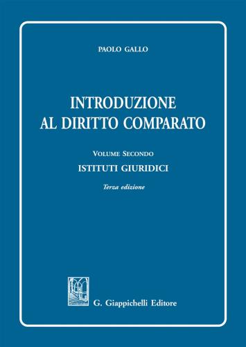 Introduzione Al Diritto Comparato. Vol. 2