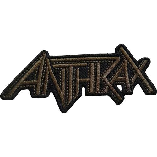 Anthrax: Brown Logo (patch / Toppa)