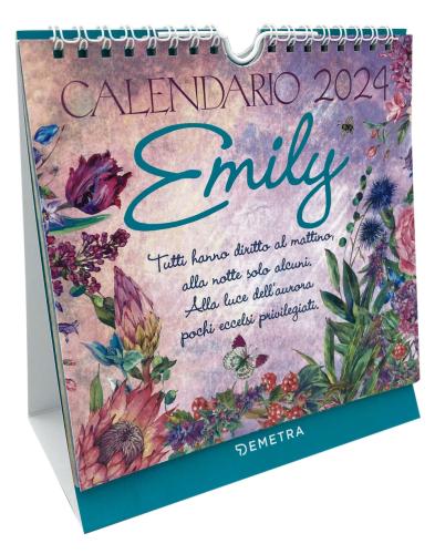 Calendario Emily Desk 2024 Da Tavolo (17 X 16 Cm)