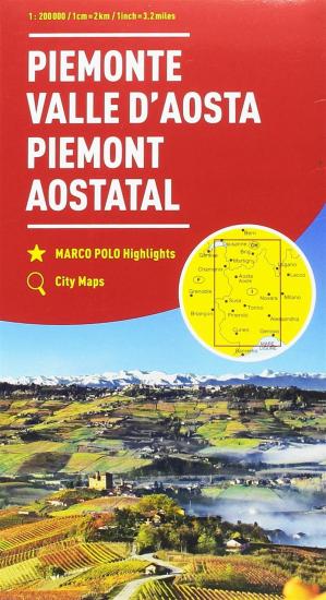 Piemonte, Valle D'Aosta 1:200.000