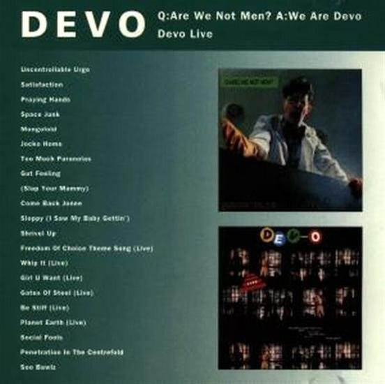 Q: Are We Not Men? A: We Are Devo / Devo Live