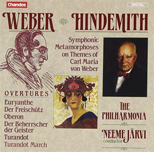 Weber: Overtures; Hindemith: Symphonic Metamorphoses On The Themes Of Carl Maria Von Weber