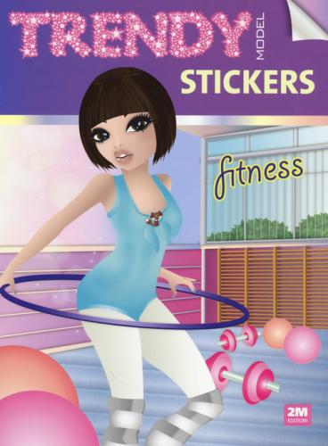 Trendy Model Stickers. Fitness. Con Adesivi