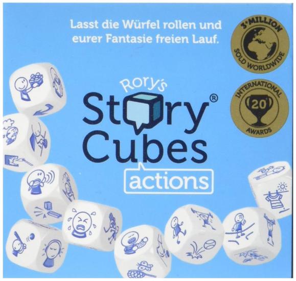Asmodee: Rory's Story Cubes Actions (azzurro)