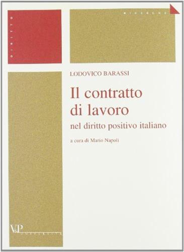 Il Contratto Di Lavoro Nel Diritto Positivo Italiano