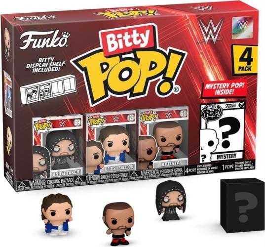 Wrestling: Wwe - Funko Pop! Bitty Pop - 4 Pack Undertaker
