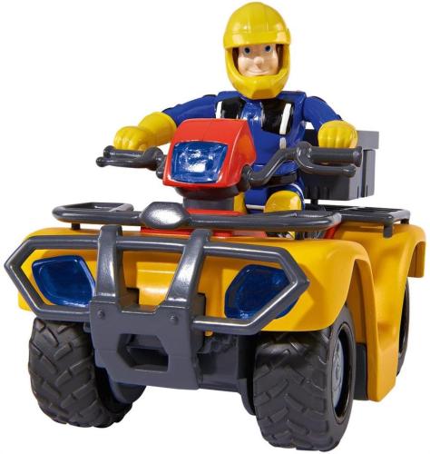 Sam Il Pompiere: Simba Toys - Quad Mercury Con Personaggio Sam