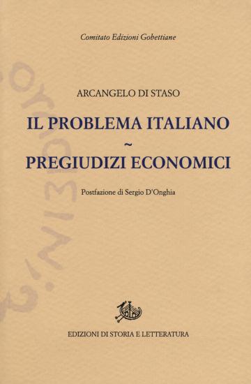 Il problema italiano-Pregiudizi economici