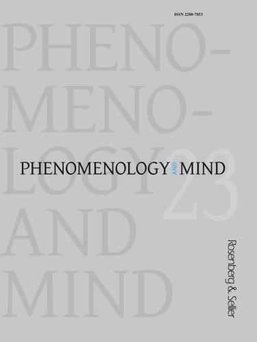 Phenomenology And Mind (2022). Vol. 23