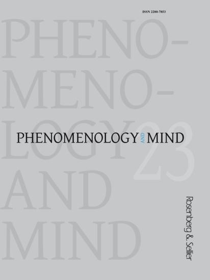 Phenomenology and mind (2022). Vol. 23