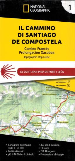 Cammino di Santiago de Compostela 1:50.000. Vol. 1