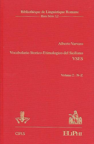 Vocabolario Storico-etimologico Del Siciliano