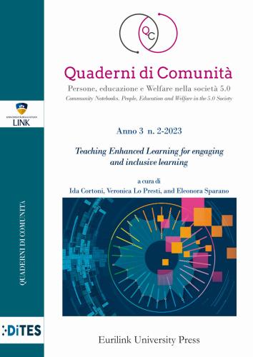 Quaderni Di Comunit. Persone, Educazione E Welfare Nella Societ 5.0 (2023). Vol. 3
