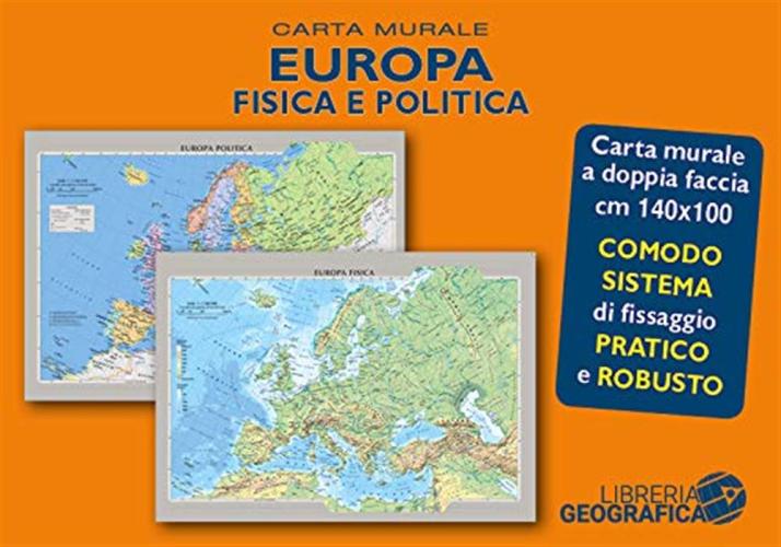 Europa Fisica E Politica (carta Murale)