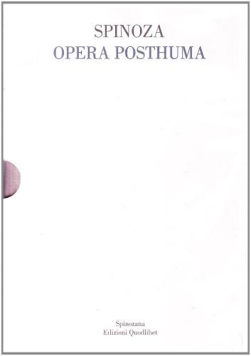 Opera Posthuma (rist. Anast. 1677)