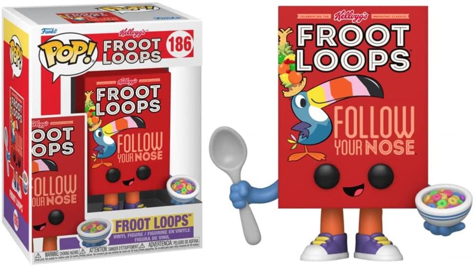 Kellogg's: Funko Pop! - Froot Loops Cereal Box (Vinyl Figure 186)
